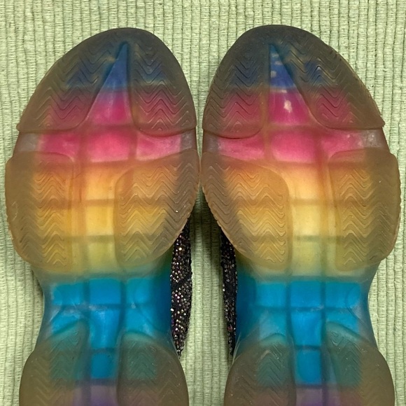 Steve Madden Girls Black Maxima R-Rhinestone Detail Chunky Sneakers Shoes SZ 3 - Picture 9 of 13